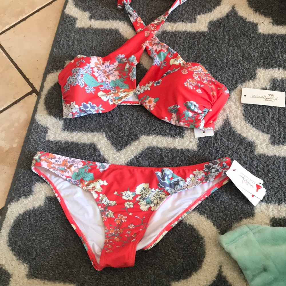 Red dress boutique bathing suit